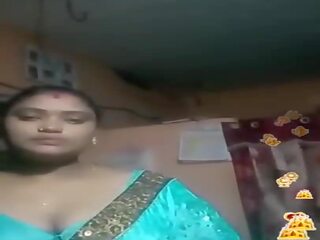 Tamil indiyano bbw asul silky blouse mabuhay, pornograpya 02