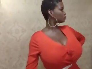 African seductress with Massive Tits, Free sex movie 37